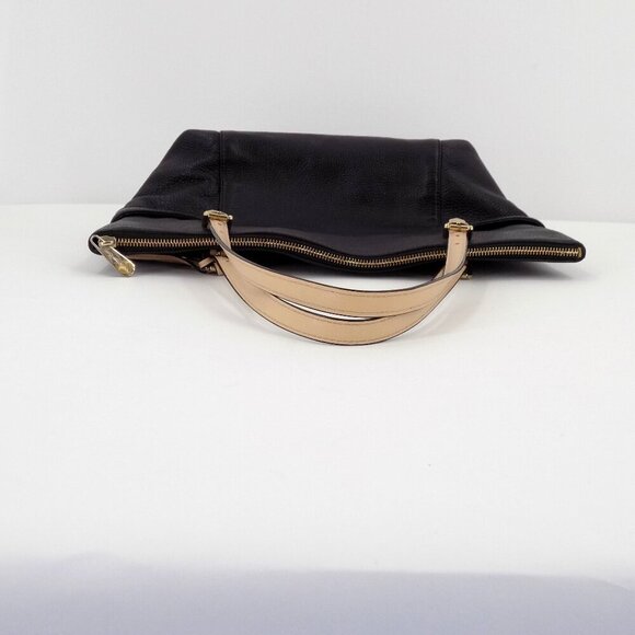 Michael Kors Jet set Tote shoulder bag Black Pebble Leather Medium - Picture 5 of 13